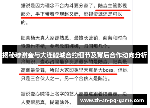 揭秘穆谢奎与大连鲲城合约细节及背后合作动向分析